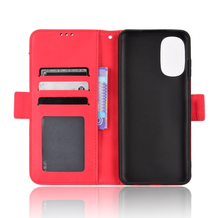 For Motorola Moto G 5G 2022 Skin Feel Calf Texture Card Slots Leather Phone Case