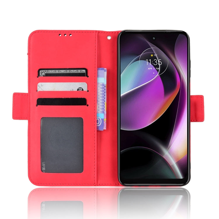 For Motorola Moto G 5G 2022 Skin Feel Calf Texture Card Slots Leather Phone Case