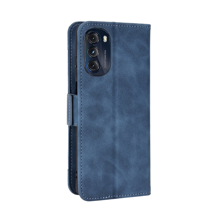 For Motorola Moto G 5G 2022 Skin Feel Calf Texture Card Slots Leather Phone Case