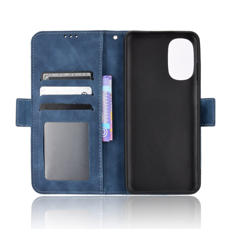 For Motorola Moto G 5G 2022 Skin Feel Calf Texture Card Slots Leather Phone Case