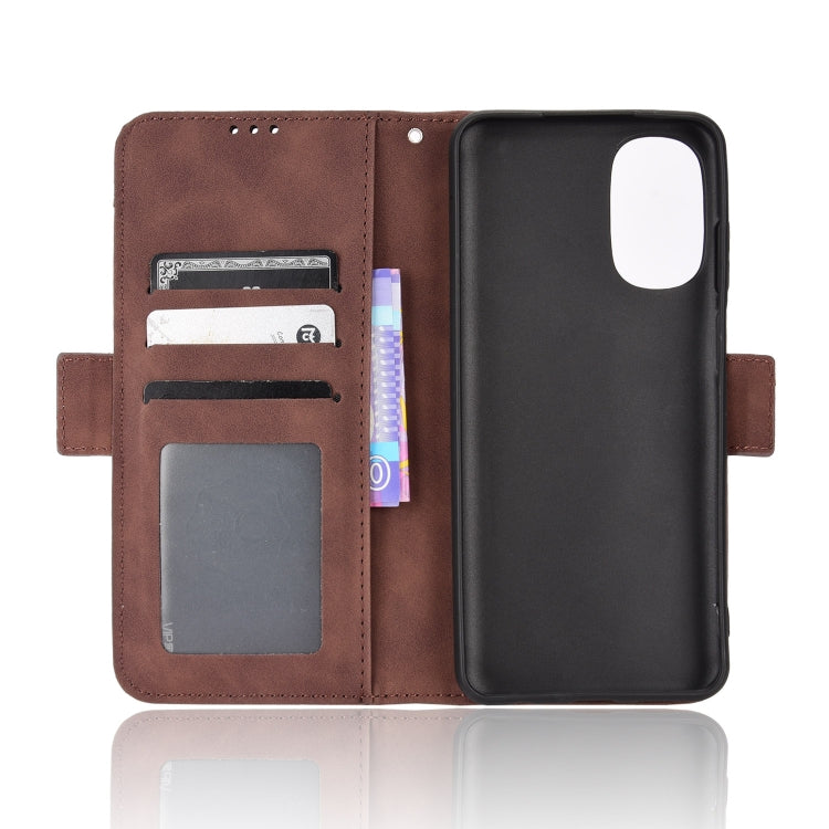 For Motorola Moto G 5G 2022 Skin Feel Calf Texture Card Slots Leather Phone Case