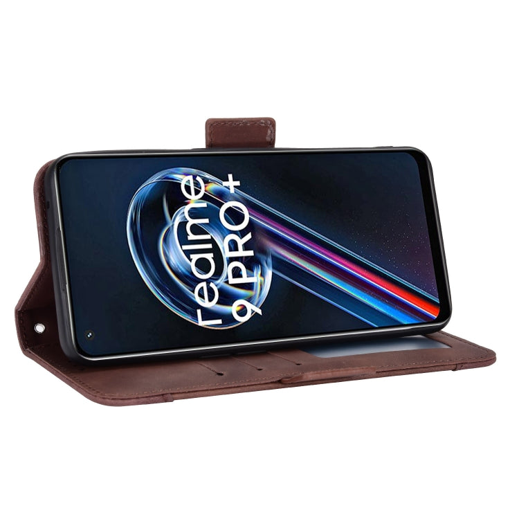 For OPPO Realme 9 5G Global / 9 Pro Skin Feel Calf Texture Card Slots Leather Phone Case