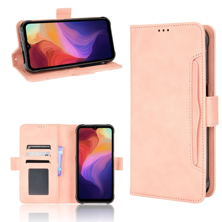For Ulefone Power Armor 14 / 14 Pro Skin Feel Calf Texture Card Slots Leather Phone Case
