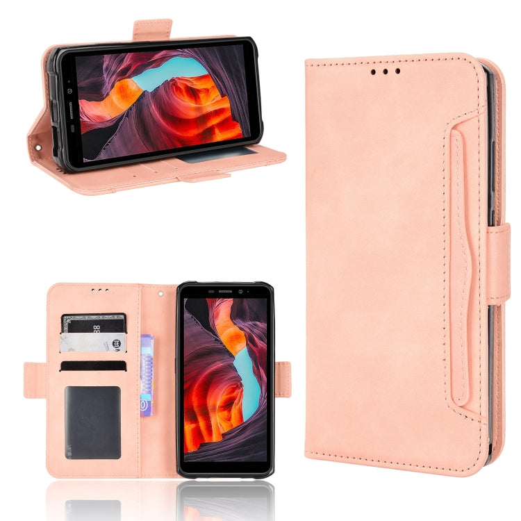 For Ulefone Armor X10 / X10 Pro Skin Feel Calf Texture Card Slots Leather Phone Case