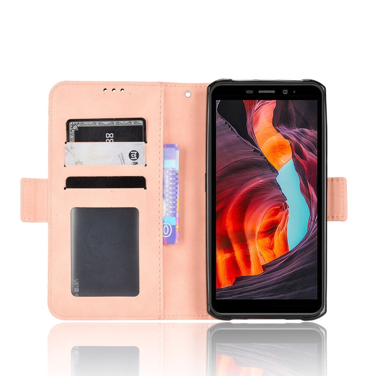For Ulefone Armor X10 / X10 Pro Skin Feel Calf Texture Card Slots Leather Phone Case