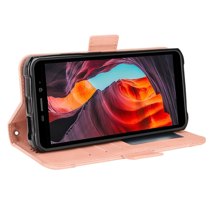 For Ulefone Armor X10 / X10 Pro Skin Feel Calf Texture Card Slots Leather Phone Case