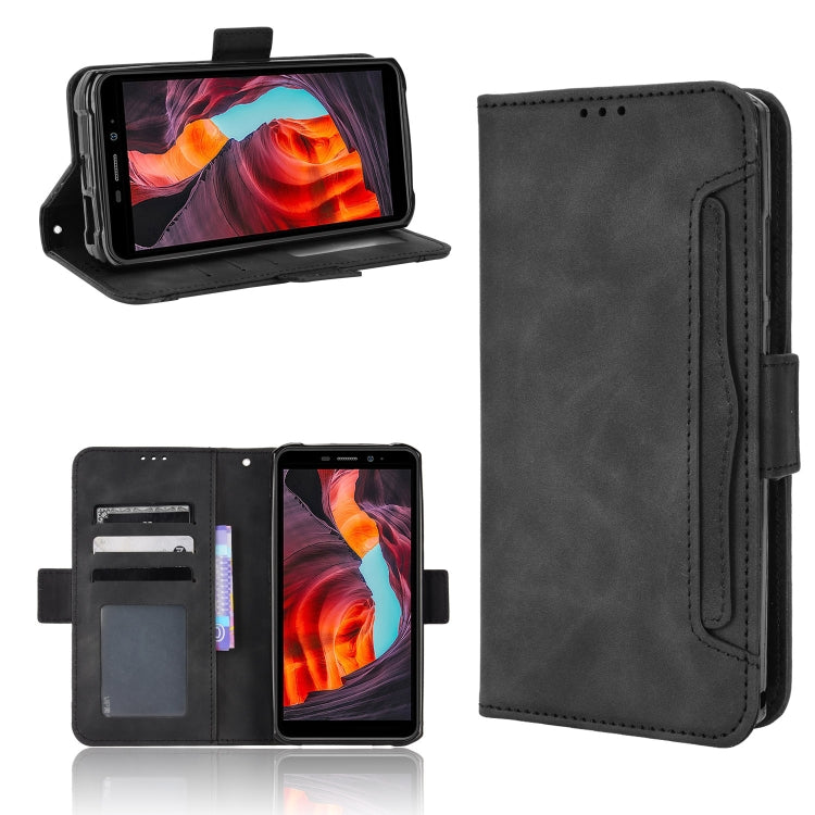 For Ulefone Armor X10 / X10 Pro Skin Feel Calf Texture Card Slots Leather Phone Case