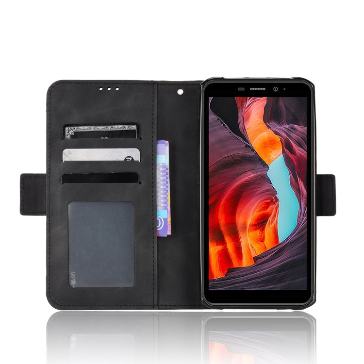 For Ulefone Armor X10 / X10 Pro Skin Feel Calf Texture Card Slots Leather Phone Case