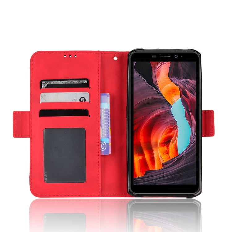 For Ulefone Armor X10 / X10 Pro Skin Feel Calf Texture Card Slots Leather Phone Case