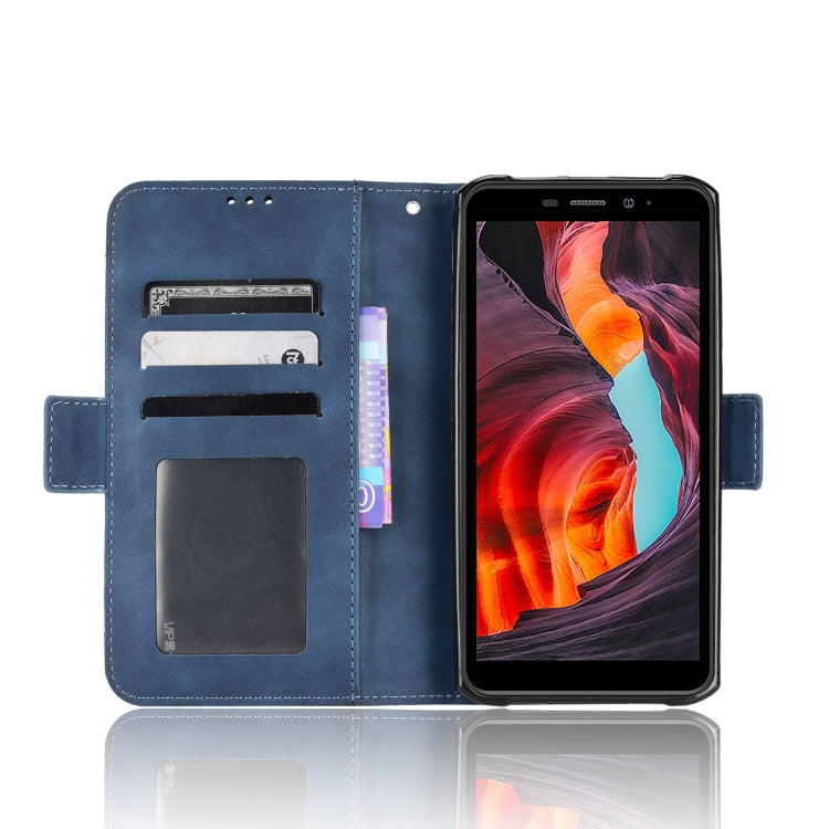 For Ulefone Armor X10 / X10 Pro Skin Feel Calf Texture Card Slots Leather Phone Case