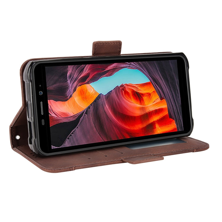 For Ulefone Armor X10 / X10 Pro Skin Feel Calf Texture Card Slots Leather Phone Case