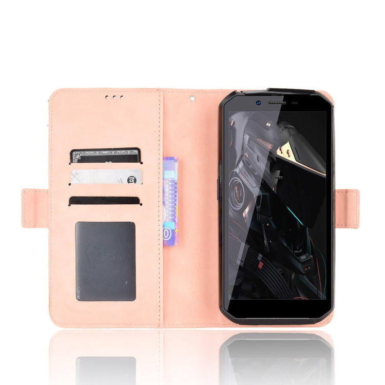 For Oukitel WP18 Skin Feel Calf Texture Card Slots Leather Phone Case
