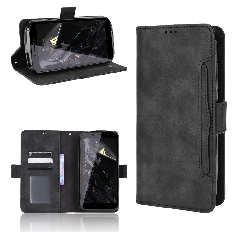 For Oukitel WP18 Skin Feel Calf Texture Card Slots Leather Phone Case