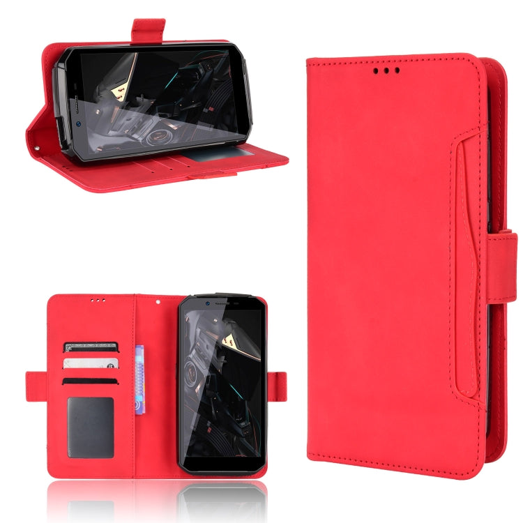 For Oukitel WP18 Skin Feel Calf Texture Card Slots Leather Phone Case