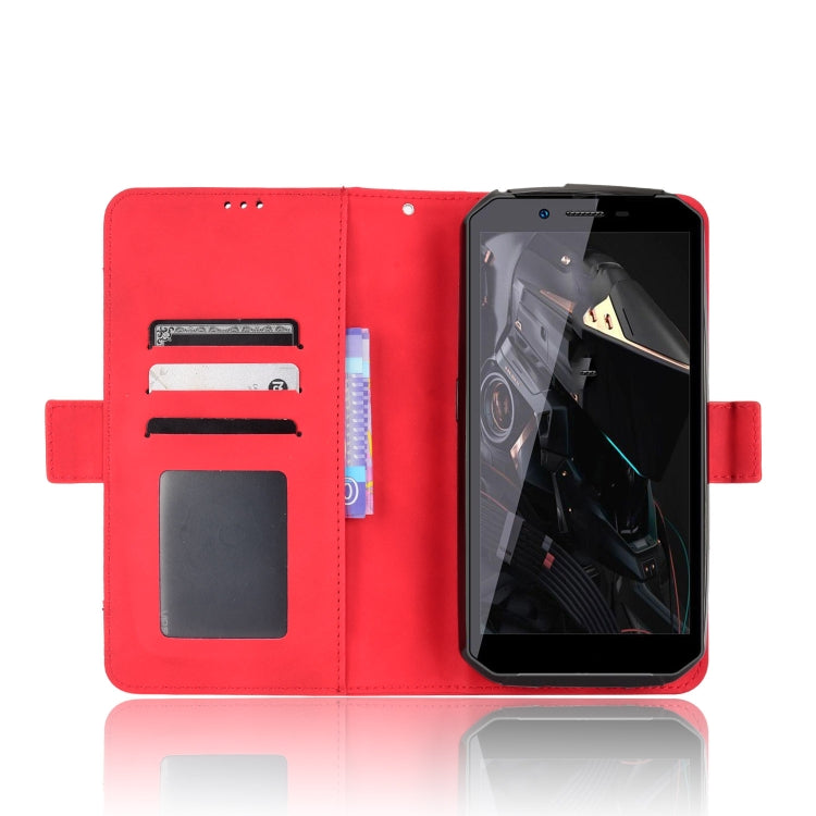 For Oukitel WP18 Skin Feel Calf Texture Card Slots Leather Phone Case