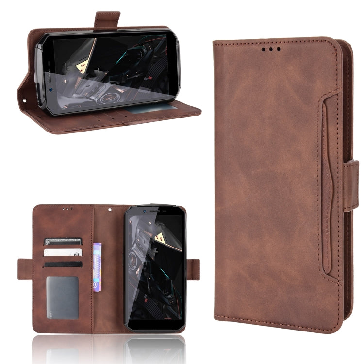 For Oukitel WP18 Skin Feel Calf Texture Card Slots Leather Phone Case