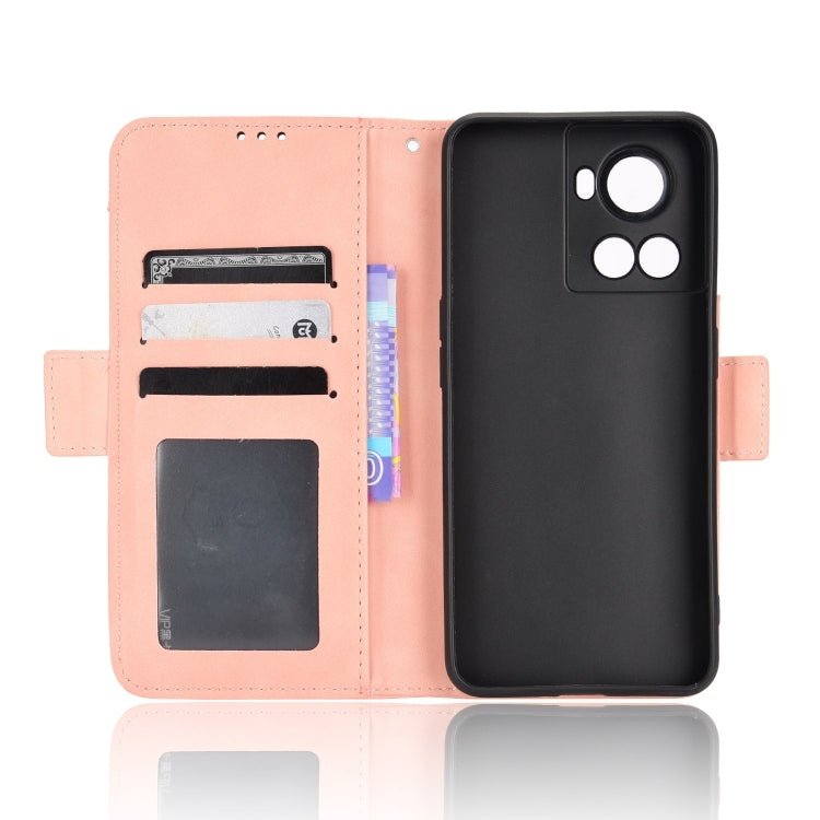 For OnePlus Ace 5G / 10R Skin Feel Calf Texture Card Slots Leather Phone Case