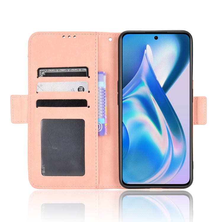 For OnePlus Ace 5G / 10R Skin Feel Calf Texture Card Slots Leather Phone Case