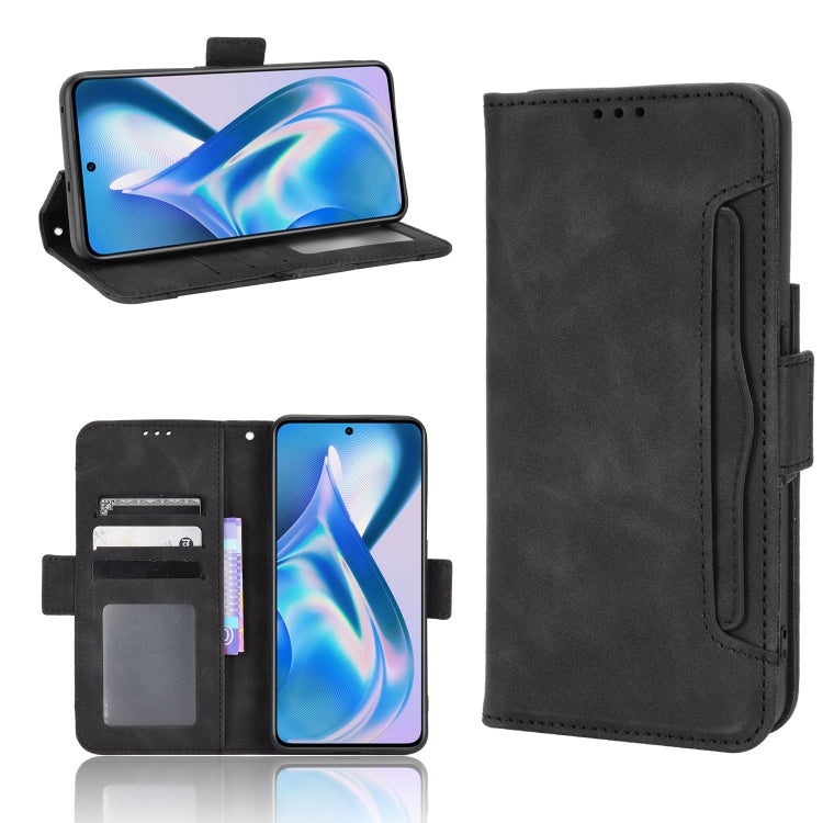 For OnePlus Ace 5G / 10R Skin Feel Calf Texture Card Slots Leather Phone Case