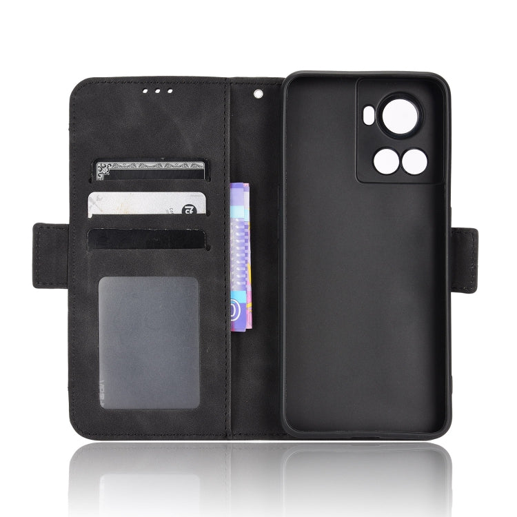 For OnePlus Ace 5G / 10R Skin Feel Calf Texture Card Slots Leather Phone Case