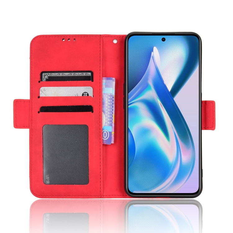 For OnePlus Ace 5G / 10R Skin Feel Calf Texture Card Slots Leather Phone Case
