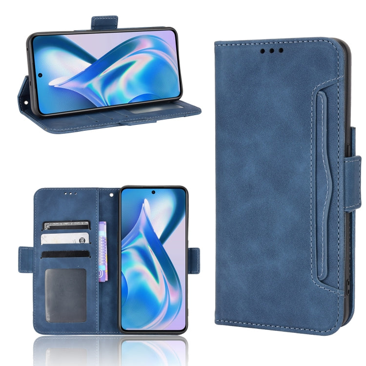 For OnePlus Ace 5G / 10R Skin Feel Calf Texture Card Slots Leather Phone Case