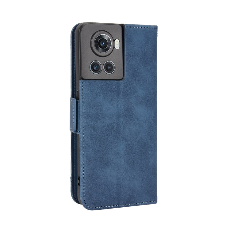 For OnePlus Ace 5G / 10R Skin Feel Calf Texture Card Slots Leather Phone Case