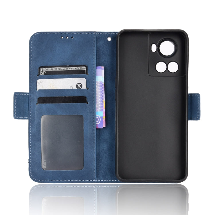 For OnePlus Ace 5G / 10R Skin Feel Calf Texture Card Slots Leather Phone Case