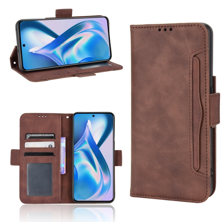 For OnePlus Ace 5G / 10R Skin Feel Calf Texture Card Slots Leather Phone Case