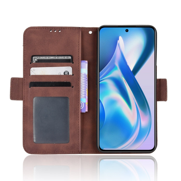 For OnePlus Ace 5G / 10R Skin Feel Calf Texture Card Slots Leather Phone Case