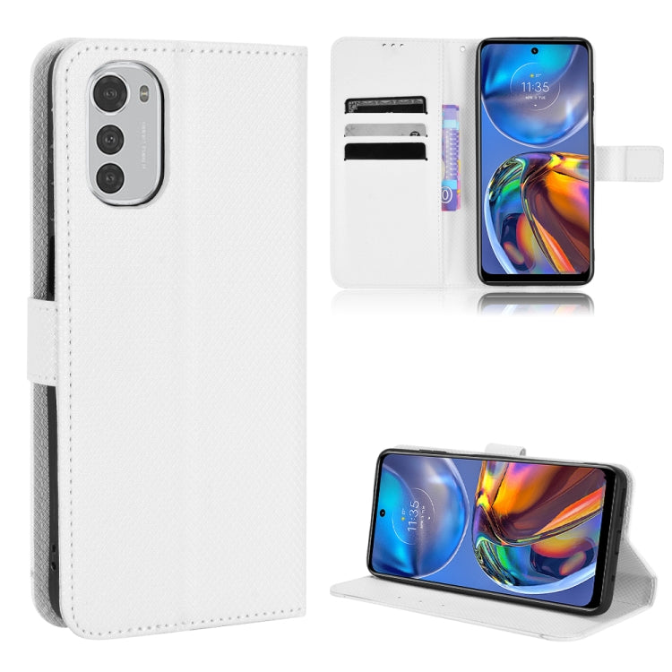 For Motorola Moto E32 4G Diamond Texture Leather Phone Case