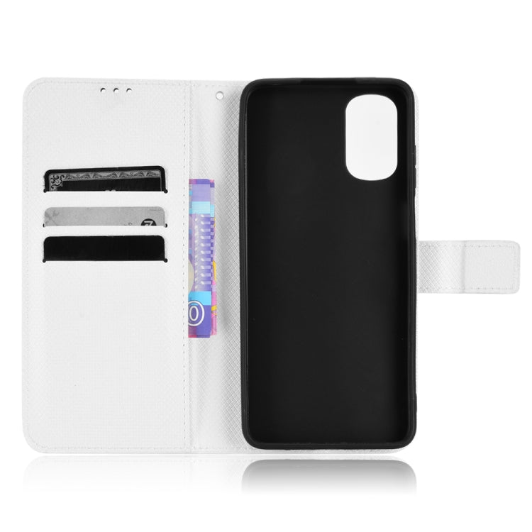For Motorola Moto E32 4G Diamond Texture Leather Phone Case
