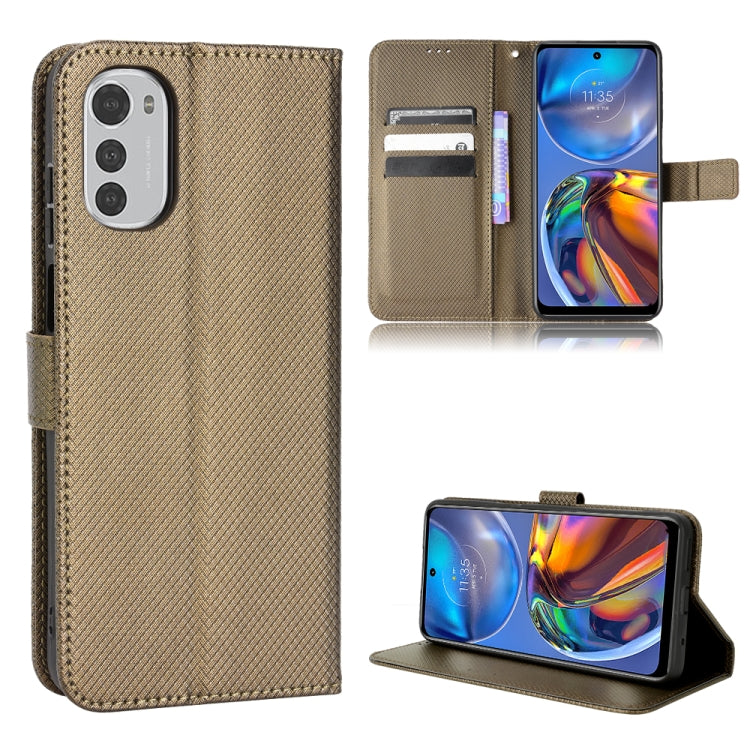 For Motorola Moto E32 4G Diamond Texture Leather Phone Case