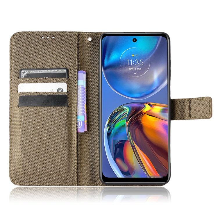 For Motorola Moto E32 4G Diamond Texture Leather Phone Case