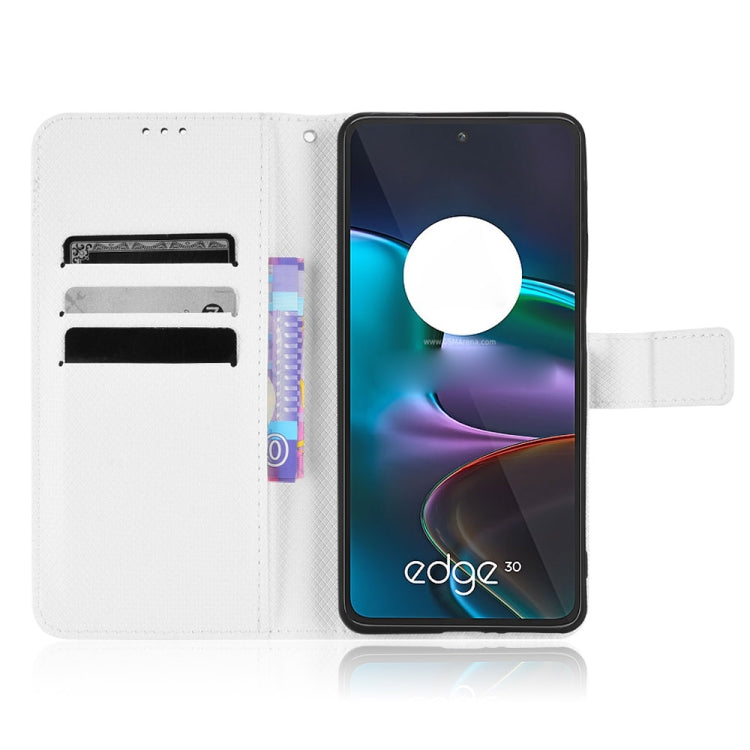 For Motorola Edge 30 Diamond Texture Leather Phone Case