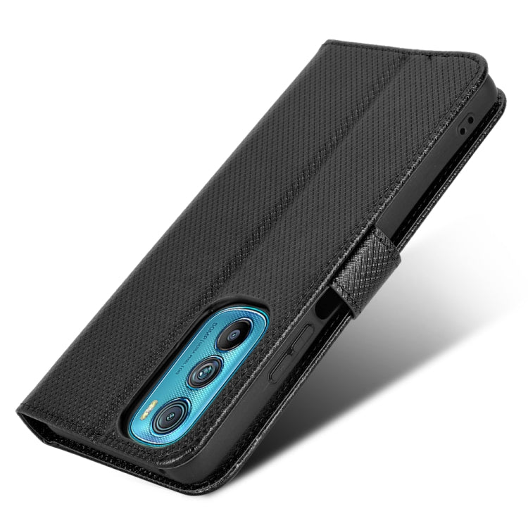 For Motorola Edge 30 Diamond Texture Leather Phone Case