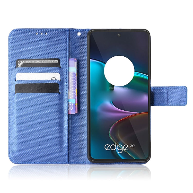 For Motorola Edge 30 Diamond Texture Leather Phone Case