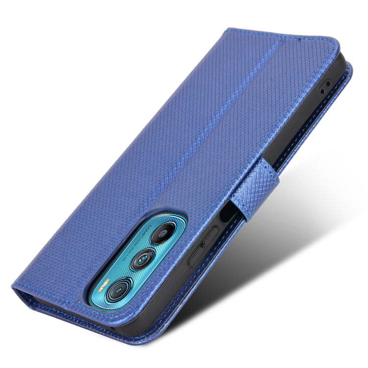 For Motorola Edge 30 Diamond Texture Leather Phone Case