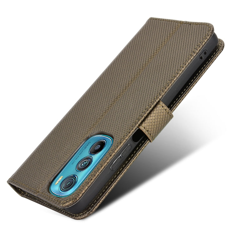 For Motorola Edge 30 Diamond Texture Leather Phone Case