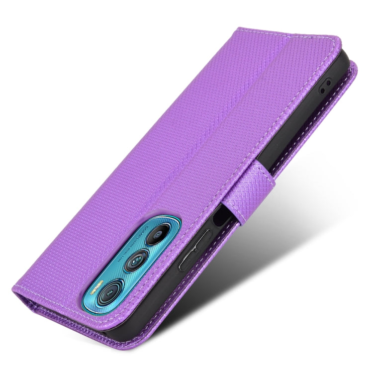 For Motorola Edge 30 Diamond Texture Leather Phone Case