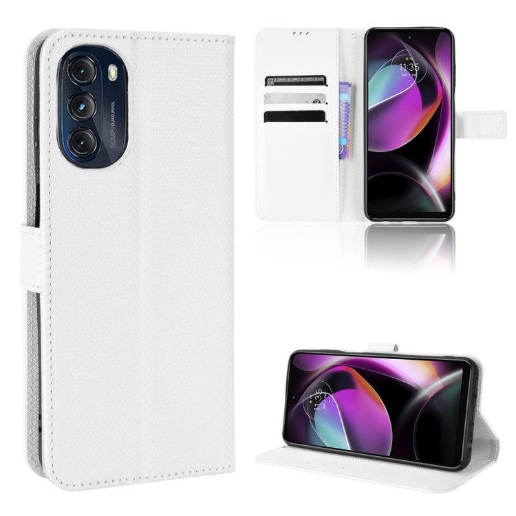 For Motorola Moto G 5G 2022 Diamond Texture Leather Phone Case