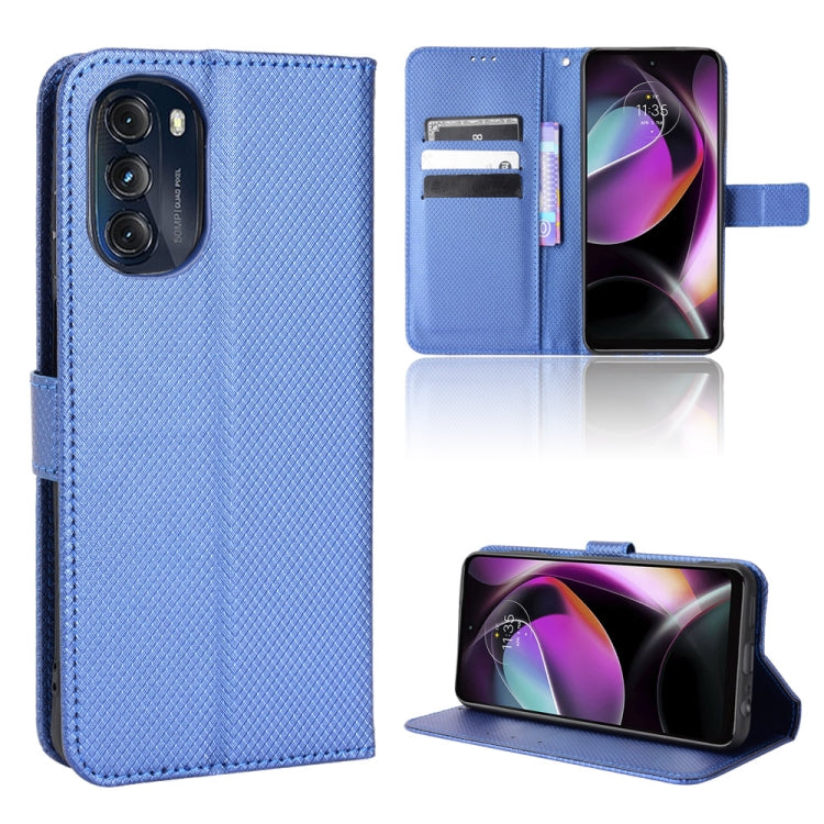 For Motorola Moto G 5G 2022 Diamond Texture Leather Phone Case