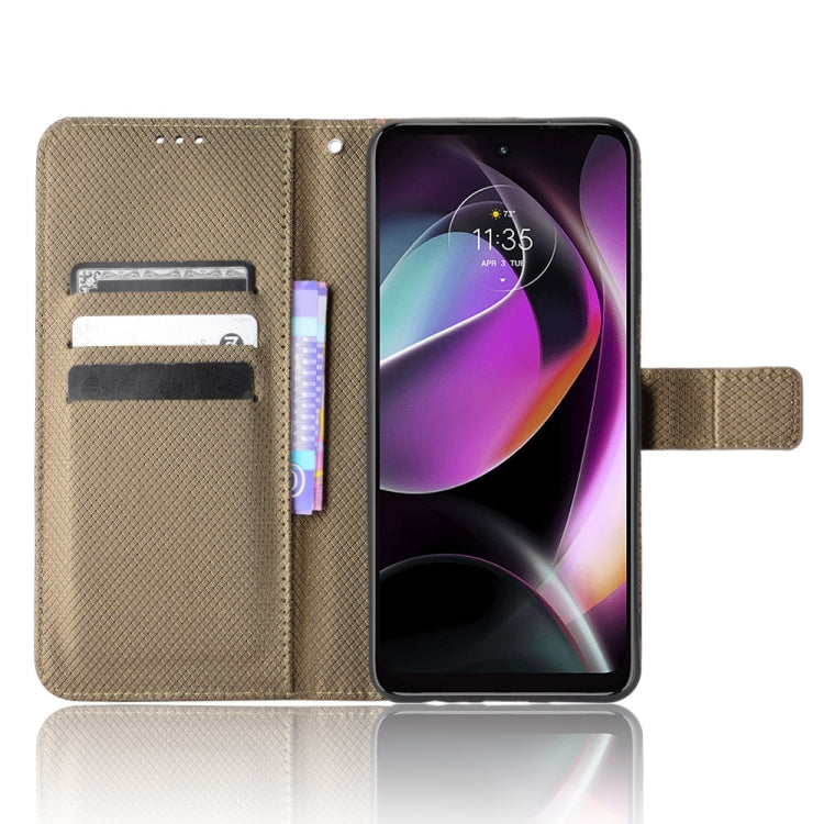 For Motorola Moto G 5G 2022 Diamond Texture Leather Phone Case