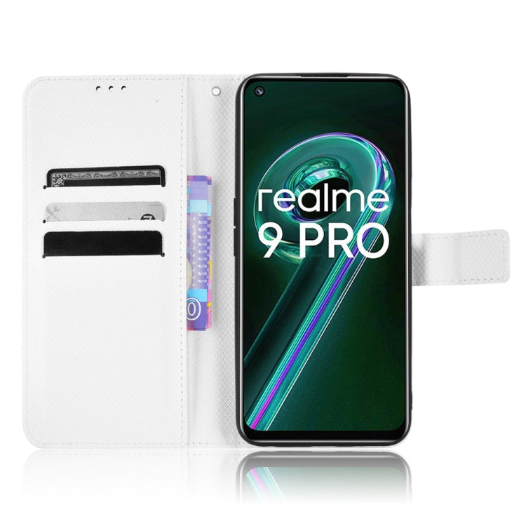 For OPPO Realme 9 5G Global / 9 Pro Diamond Texture Leather Phone Case