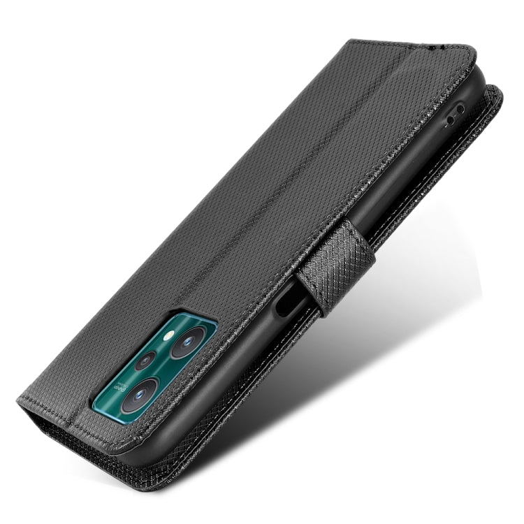 For OPPO Realme 9 5G Global / 9 Pro Diamond Texture Leather Phone Case