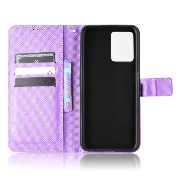 For OPPO Realme 9 5G Global / 9 Pro Diamond Texture Leather Phone Case