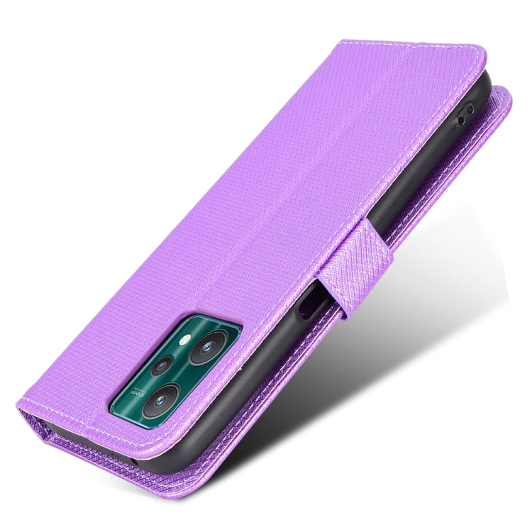 For OPPO Realme 9 5G Global / 9 Pro Diamond Texture Leather Phone Case