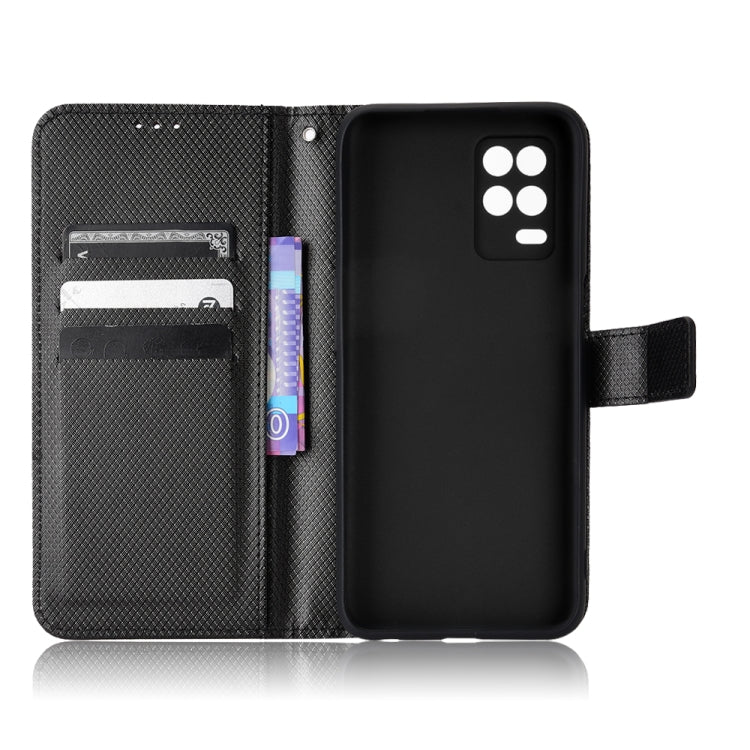 For OPPO Realme 9 5G India / V13 5G / 8 5G Diamond Texture Leather Phone Case