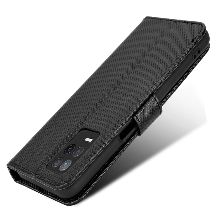 For OPPO Realme 9 5G India / V13 5G / 8 5G Diamond Texture Leather Phone Case