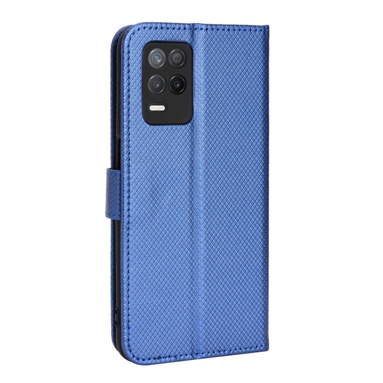 For OPPO Realme 9 5G India / V13 5G / 8 5G Diamond Texture Leather Phone Case